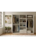 Kardelen 6 Kapak 2 Çekmeceli Mega Gardırop - Görsel 2