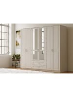 Kardelen 6 Kapak 2 Çekmeceli Mega Gardırop - Görsel 3