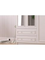 Lina Country 3 Kapak 2 Çekmeceli Aynalı Gardırop - Görsel 4