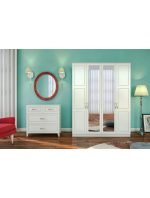 Narin Country 4 Kapaklı Gardırop