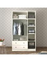 Rose 3 Kapak 2 Çekmece Aynalı Mega Gardırop - Görsel 4