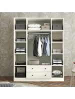 Rose 4 Kapak 2 Çekmece Aynalı Gardırop - Görsel 3