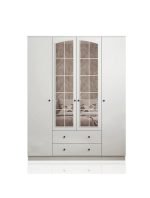 Rose 4 Kapak 2 Çekmece Aynalı Gardırop - Görsel 5