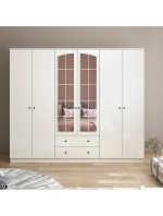 Rose 6 Kapak 2 Çekmece Aynalı Gardırop - Görsel 2