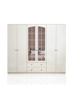 Rose 6 Kapak 2 Çekmece Aynalı Gardırop - Görsel 5