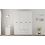 Rumy-s1 Country 4 Kapak 2 Çekmeceli Gardırop