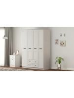 Rumy-s1 Country 4 Kapak 2 Çekmeceli Mega Gardırop - Görsel 3