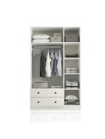 Side 3 Kapak 2 Çekmece Aynalı Mega Gardırop - Görsel 3