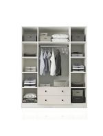 Side 4 Kapak 2 Çekmece Aynalı Gardırop - Görsel 3