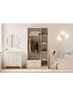 Yağmur 3 Kapak 2 Çekmeceli Gardırop - Görsel 3