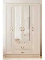 Yağmur 4 Kapak 2 Çekmeceli Gardırop - Görsel 2