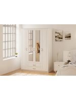 Yağmur 4 Kapak 2 Çekmeceli Gardırop - Görsel 4