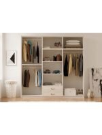 Yağmur 6 Kapak 2 Çekmeceli Gardırop - Görsel 2